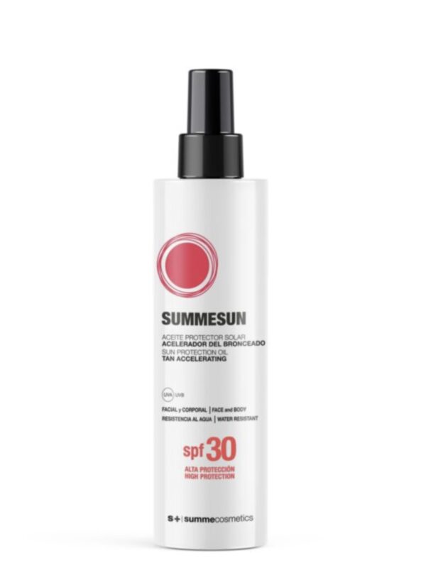 s+summecosmetics Body Oil Tan Accelerator spf30 200ml